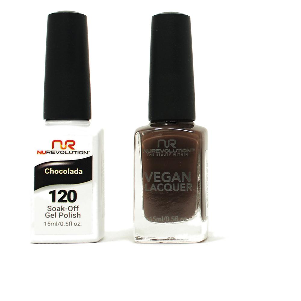 NuRevolution - Gel & Lacquer - Chocolada - #120 - Gel & Lacquer Polish - Nail Polish at Beyond Polish