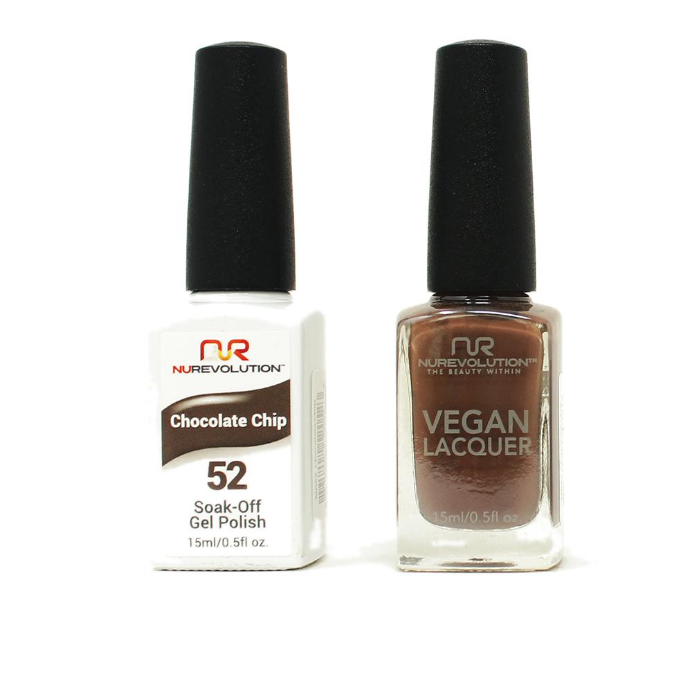 NuRevolution - Gel & Lacquer - Chocolate Chip - #52 - Gel & Lacquer Polish - Nail Polish at Beyond Polish