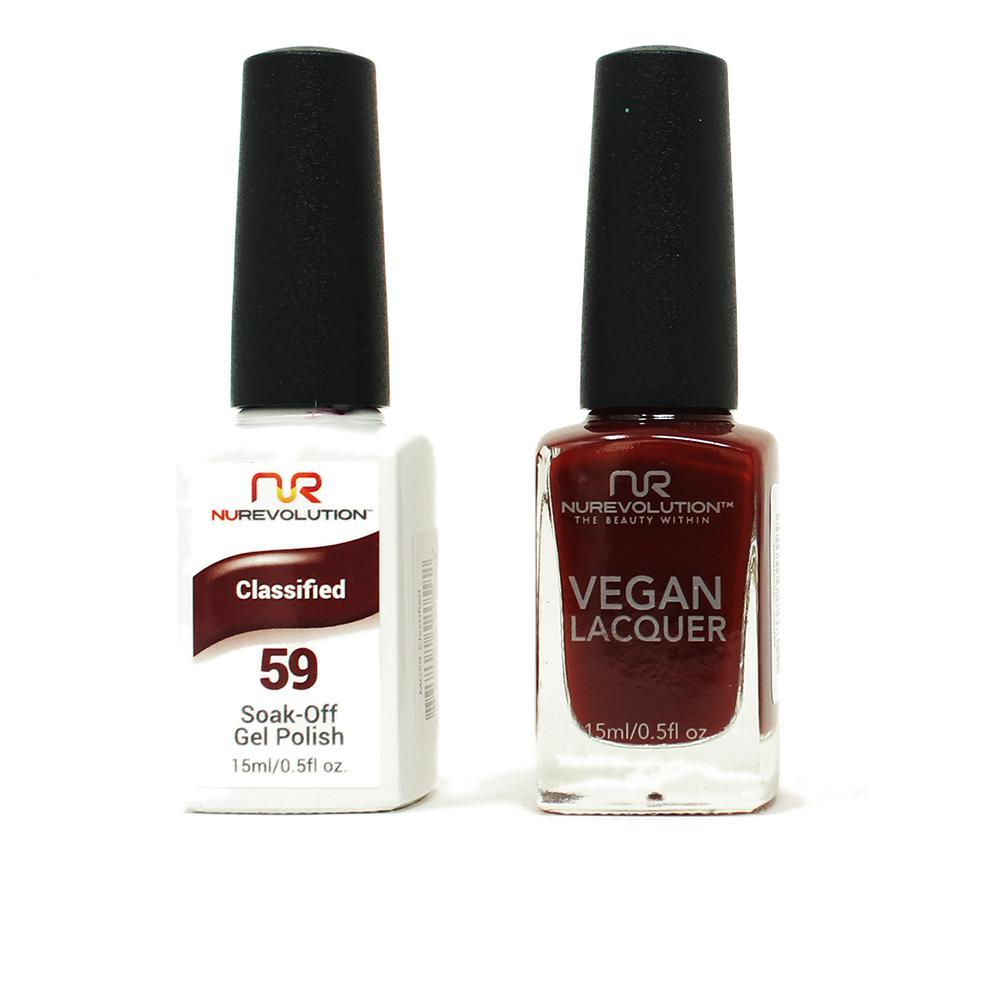NuRevolution - Gel & Lacquer - Classified - #59 - Gel & Lacquer Polish - Nail Polish at Beyond Polish