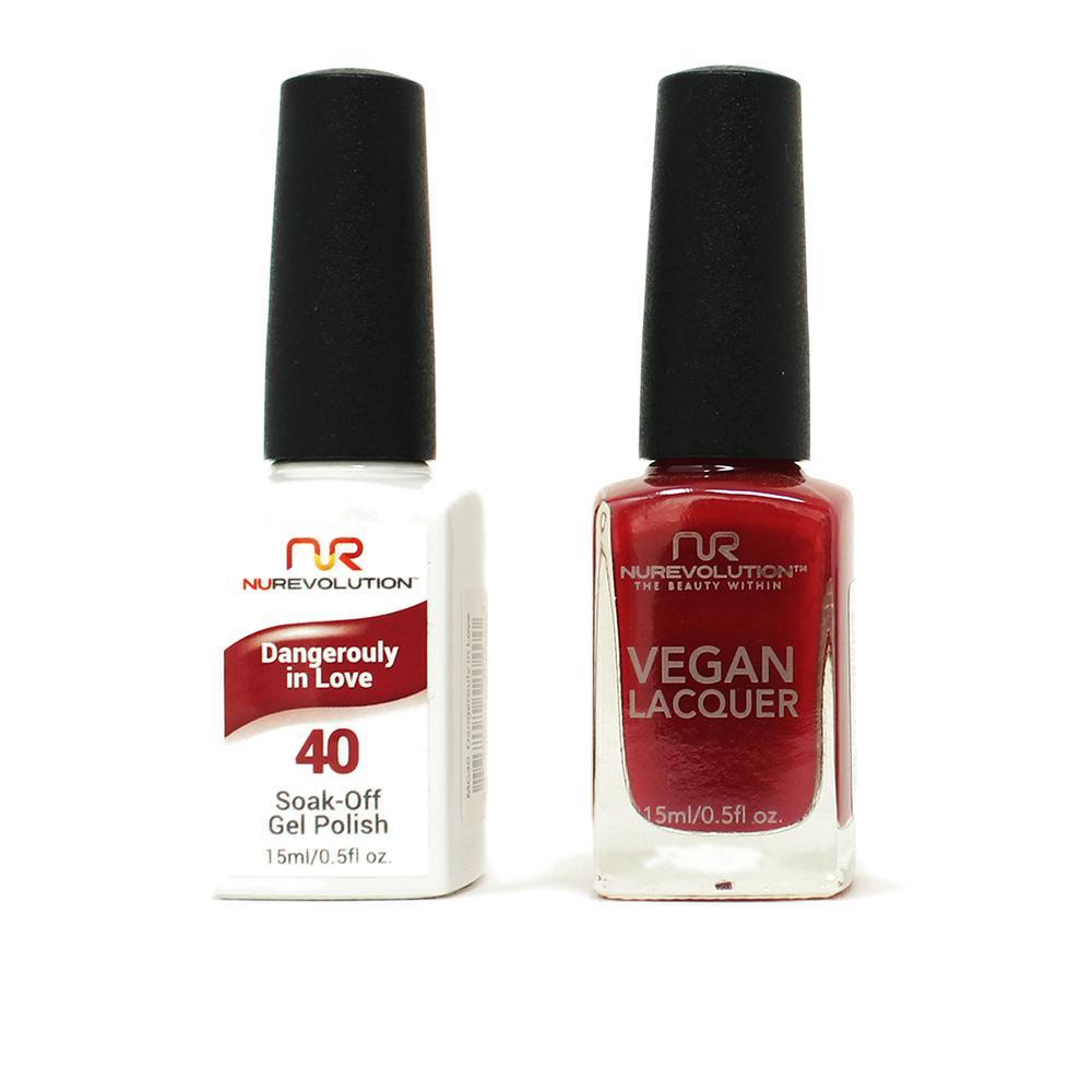 NuRevolution - Gel & Lacquer - Dangerouly in Love - #40 - Gel & Lacquer Polish - Nail Polish at Beyond Polish