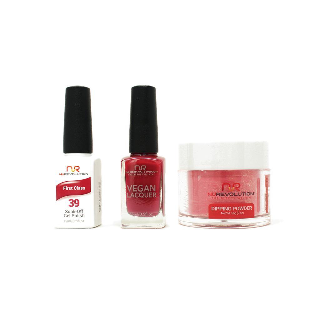 NuRevolution - Gel, Lacquer & Dip Combo - First Class - #39 - Gel, Lacquer & Dip - Nail Polish at Beyond Polish