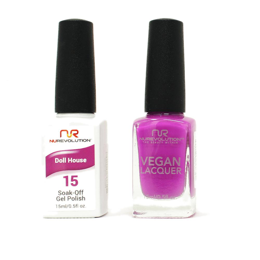 NuRevolution - Gel & Lacquer - Doll House - #15 - Gel & Lacquer Polish - Nail Polish at Beyond Polish