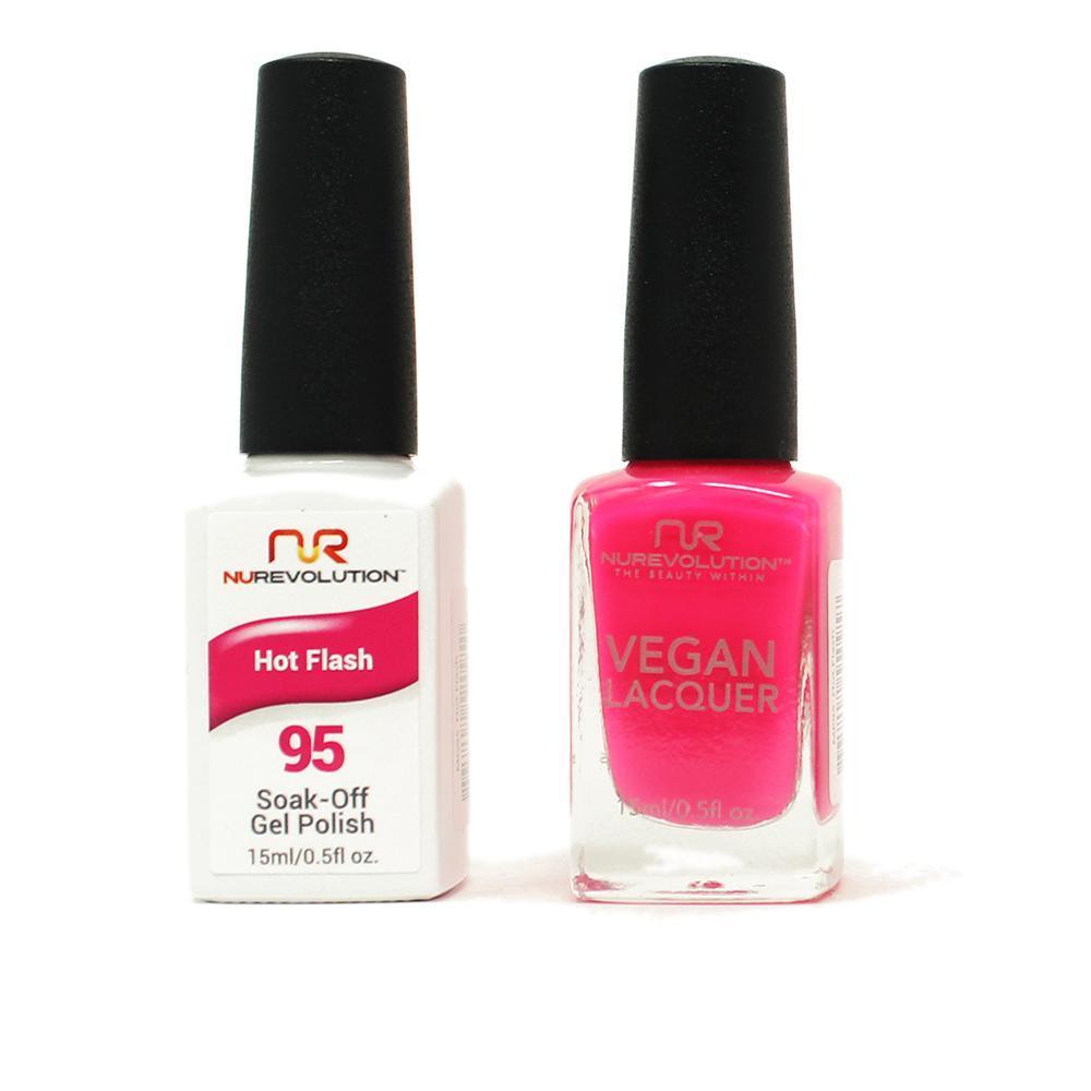 NuRevolution - Gel & Lacquer - Hot Flash - #95 - Gel & Lacquer Polish - Nail Polish at Beyond Polish