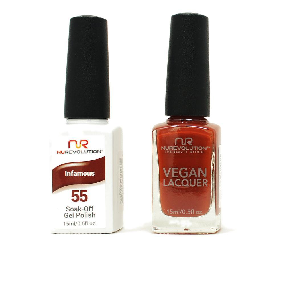 NuRevolution - Gel & Lacquer - Infamous - #55 - Gel & Lacquer Polish - Nail Polish at Beyond Polish