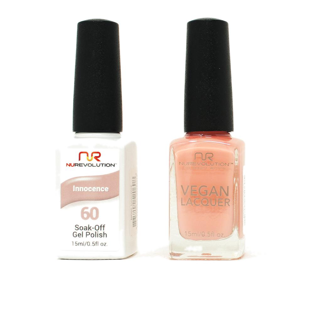NuRevolution - Gel & Lacquer - Innocence - #60 - Gel & Lacquer Polish - Nail Polish at Beyond Polish
