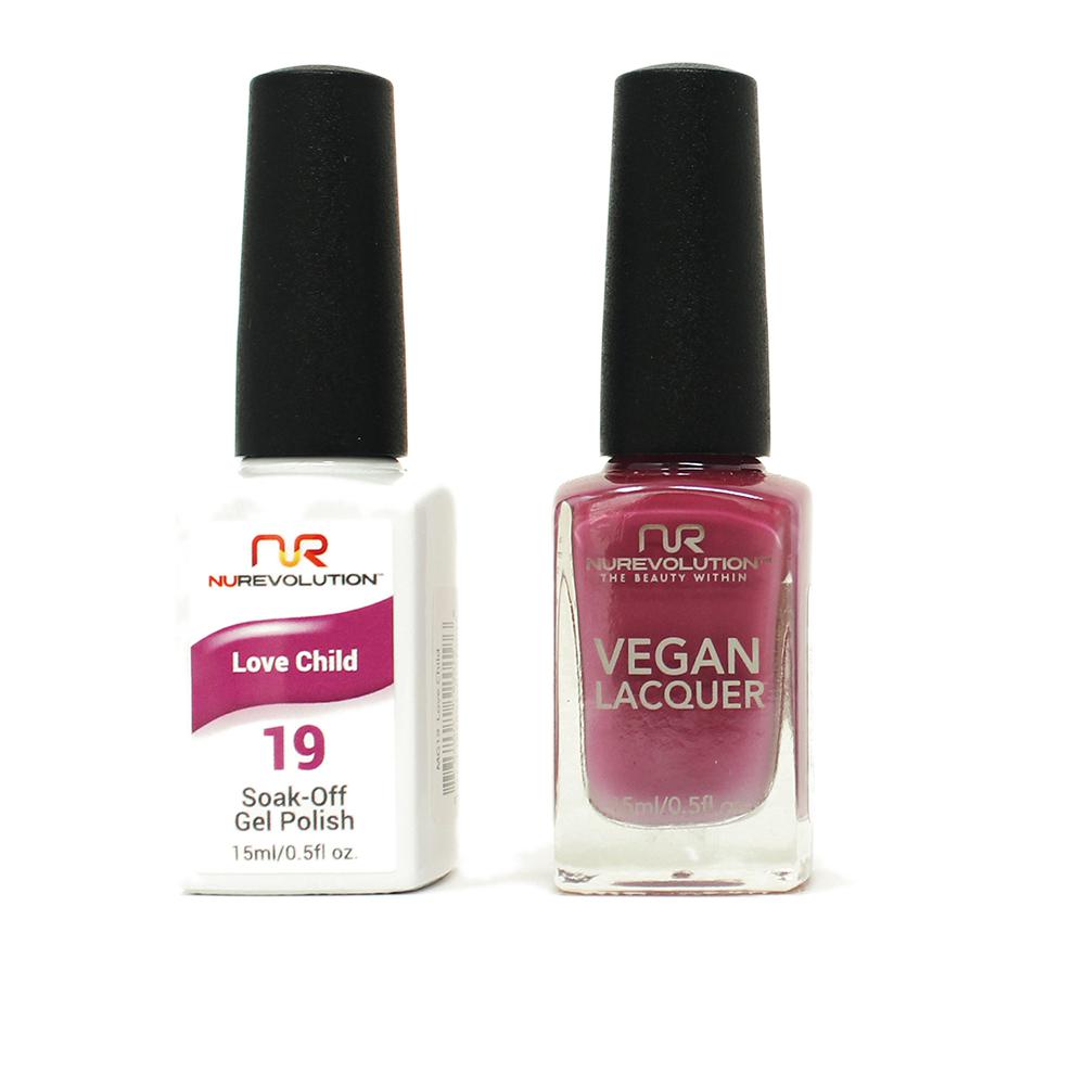 NuRevolution - Gel & Lacquer - Love Child - #19 - Gel & Lacquer Polish - Nail Polish at Beyond Polish