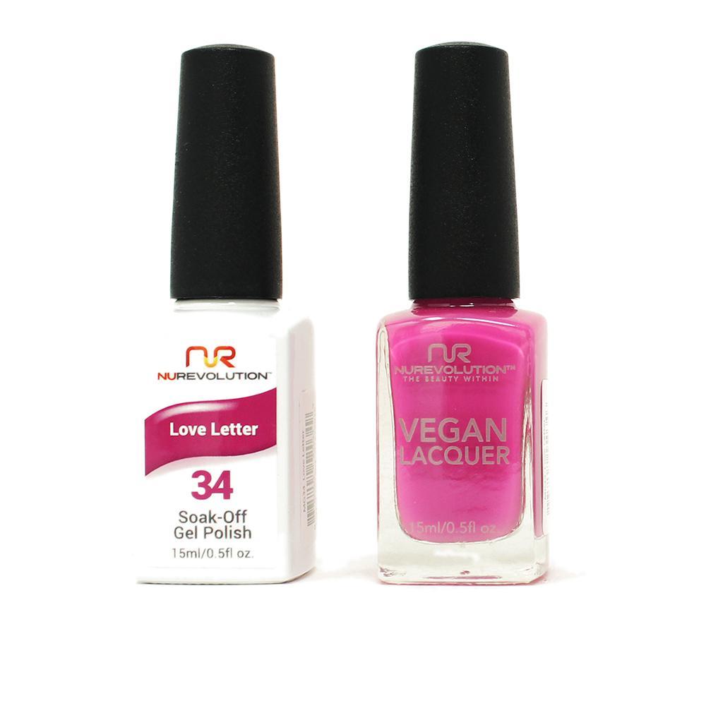 NuRevolution - Gel & Lacquer - Love Letter - #34 - Gel & Lacquer Polish - Nail Polish at Beyond Polish