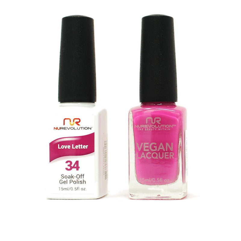 NuRevolution - Gel & Lacquer - Love Letter - #34 - Gel & Lacquer Polish - Nail Polish at Beyond Polish