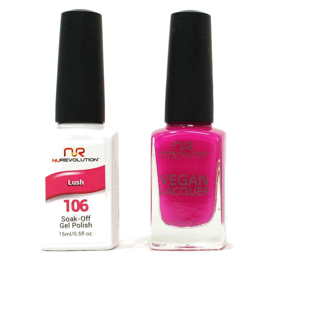 NuRevolution - Gel & Lacquer - Lush - #106 - Gel & Lacquer Polish - Nail Polish at Beyond Polish