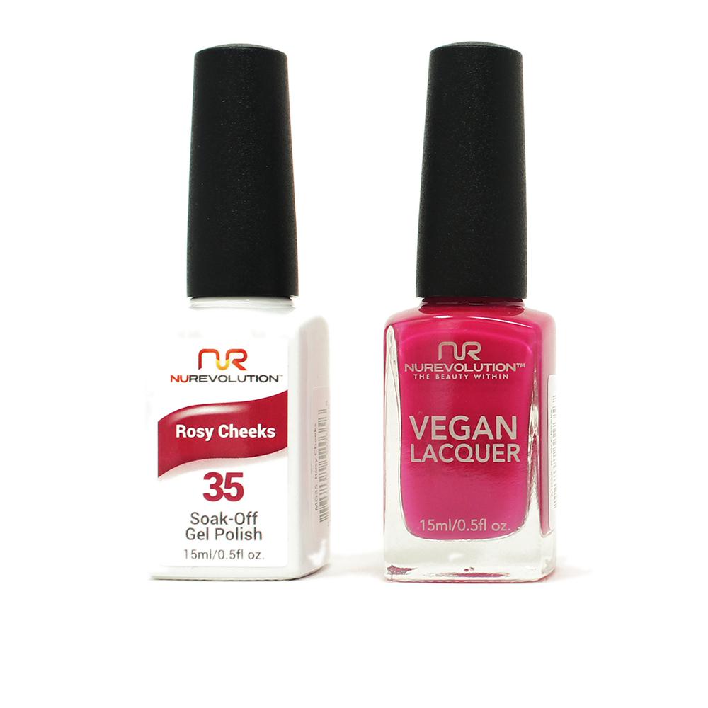 NuRevolution - Gel & Lacquer - Rosy Cheeks - #35 - Gel & Lacquer Polish - Nail Polish at Beyond Polish