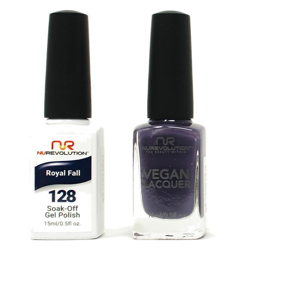 NuRevolution - Gel & Lacquer - Royal Fall - #128 - Gel & Lacquer Polish - Nail Polish at Beyond Polish