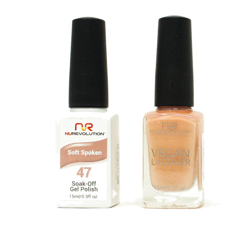 NuRevolution - Gel & Lacquer - Soft Spoken - #47 - Gel & Lacquer Polish - Nail Polish at Beyond Polish