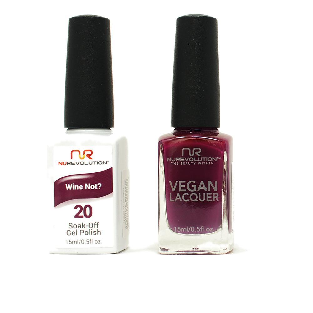 NuRevolution - Gel & Lacquer - Wine Not? - #20 - Gel & Lacquer Polish - Nail Polish at Beyond Polish