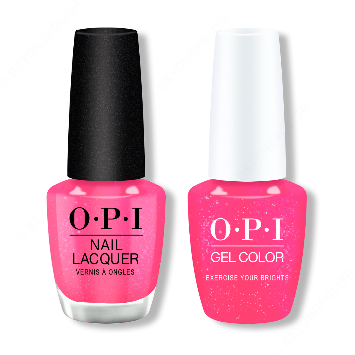 OPI - Gel & Lacquer Combo - Exercise Your Brights - Gel & Lacquer Polish - Nail Polish at Beyond Polish