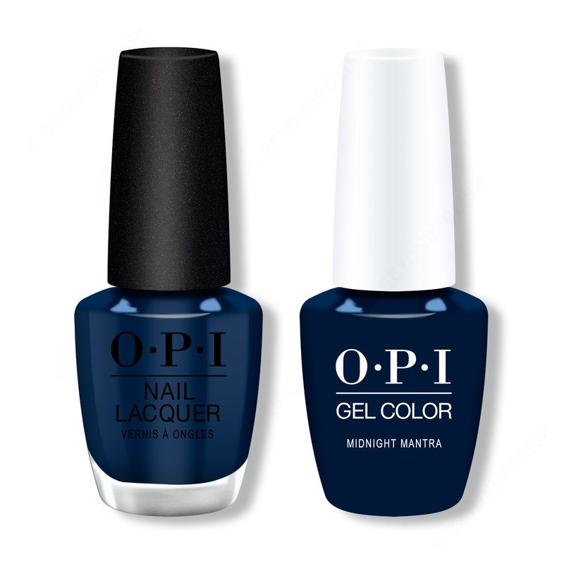 OPI - Gel & Lacquer Combo - Midnight Mantra - Gel & Lacquer Polish - Nail Polish at Beyond Polish