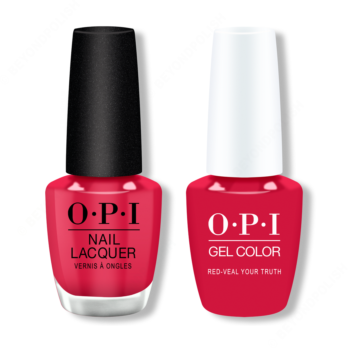OPI - Gel & Lacquer Combo - Red-veal Your Truth - Gel & Lacquer Polish - Nail Polish at Beyond Polish