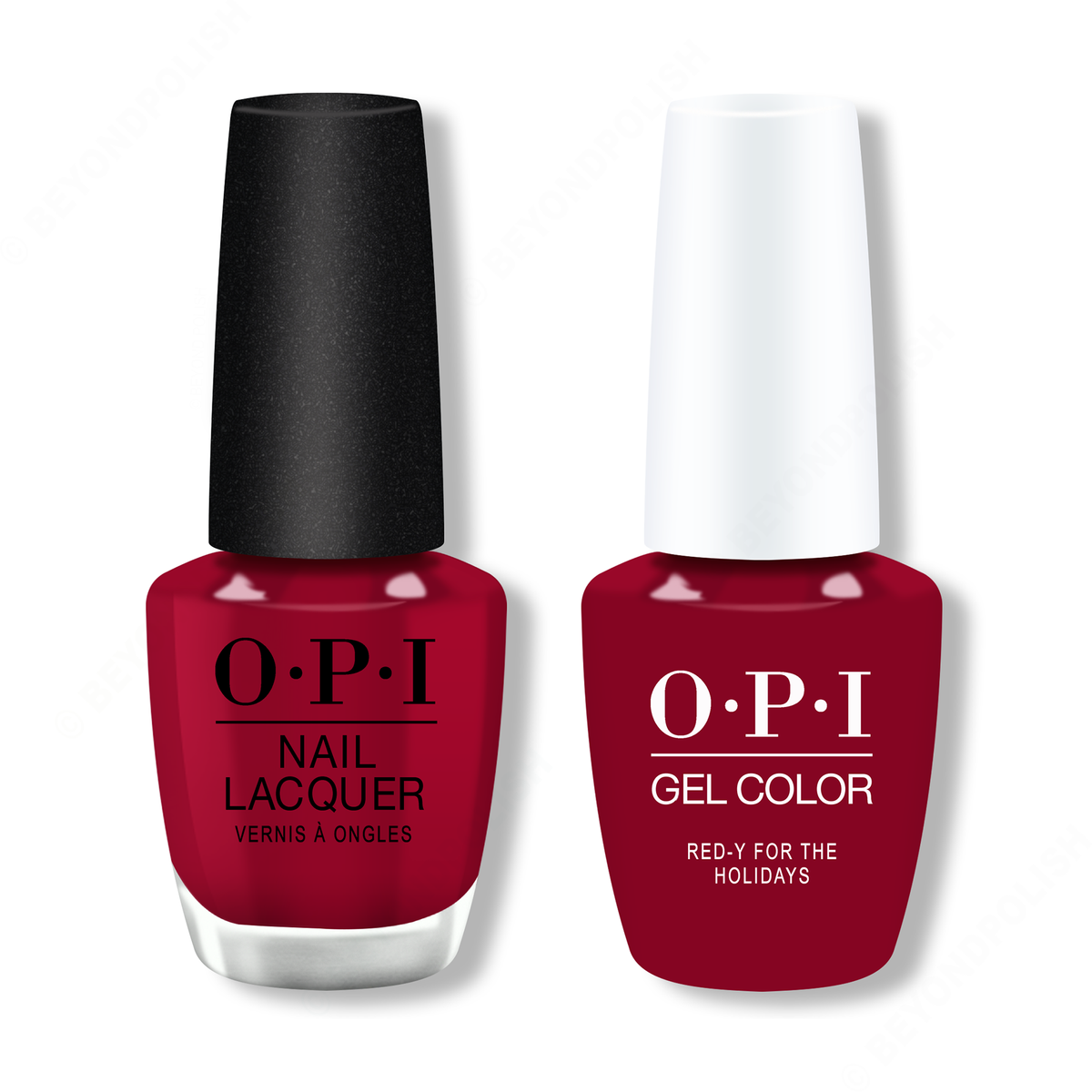 OPI - Gel & Lacquer Combo - Red-y For The Holidays - Gel & Lacquer Polish - Nail Polish at Beyond Polish
