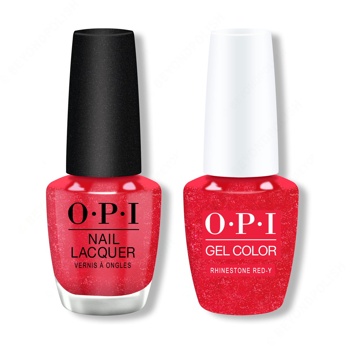 OPI - Gel & Lacquer Combo - Rhinestone Red-y - Gel & Lacquer Polish - Nail Polish at Beyond Polish