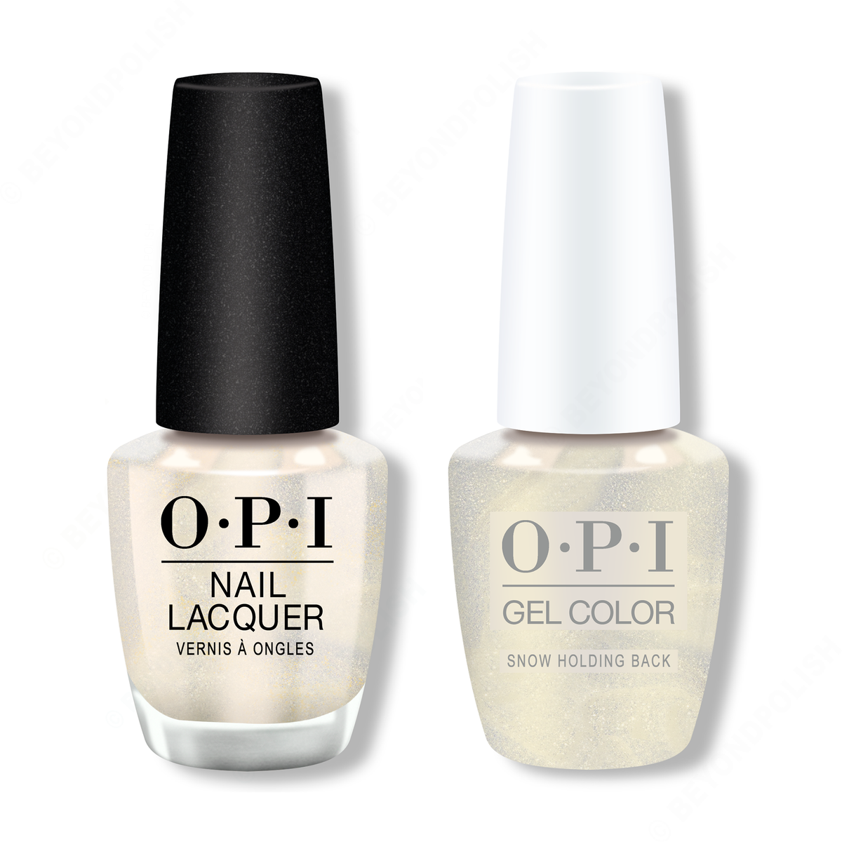 OPI - Gel & Lacquer Combo - Snow Holding Back - Gel & Lacquer Polish - Nail Polish at Beyond Polish