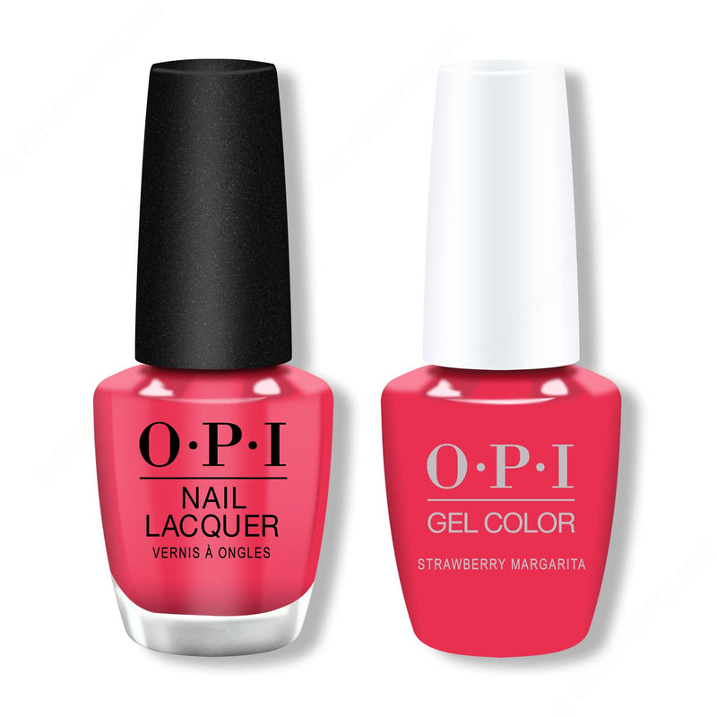 OPI - Gel & Lacquer Combo - Strawberry Margarita - Gel & Lacquer Polish - Nail Polish at Beyond Polish
