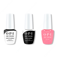 OPI - GelColor Combo - Stay Classic Base, Shiny Top & Pixel Dust - Gel Polish - Nail Polish at Beyond Polish