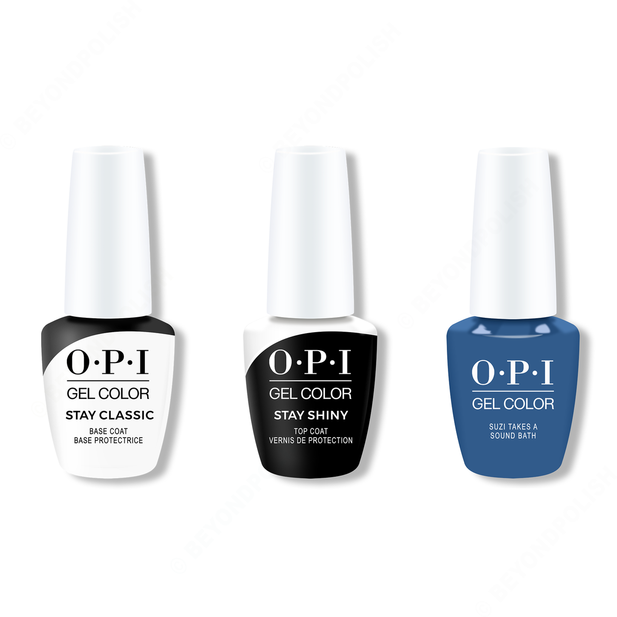 OPI - GelColor Combo - Stay Classic Base, Shiny Top & Suzi Takes A Sound Bath - Gel Polish - Nail Polish at Beyond Polish