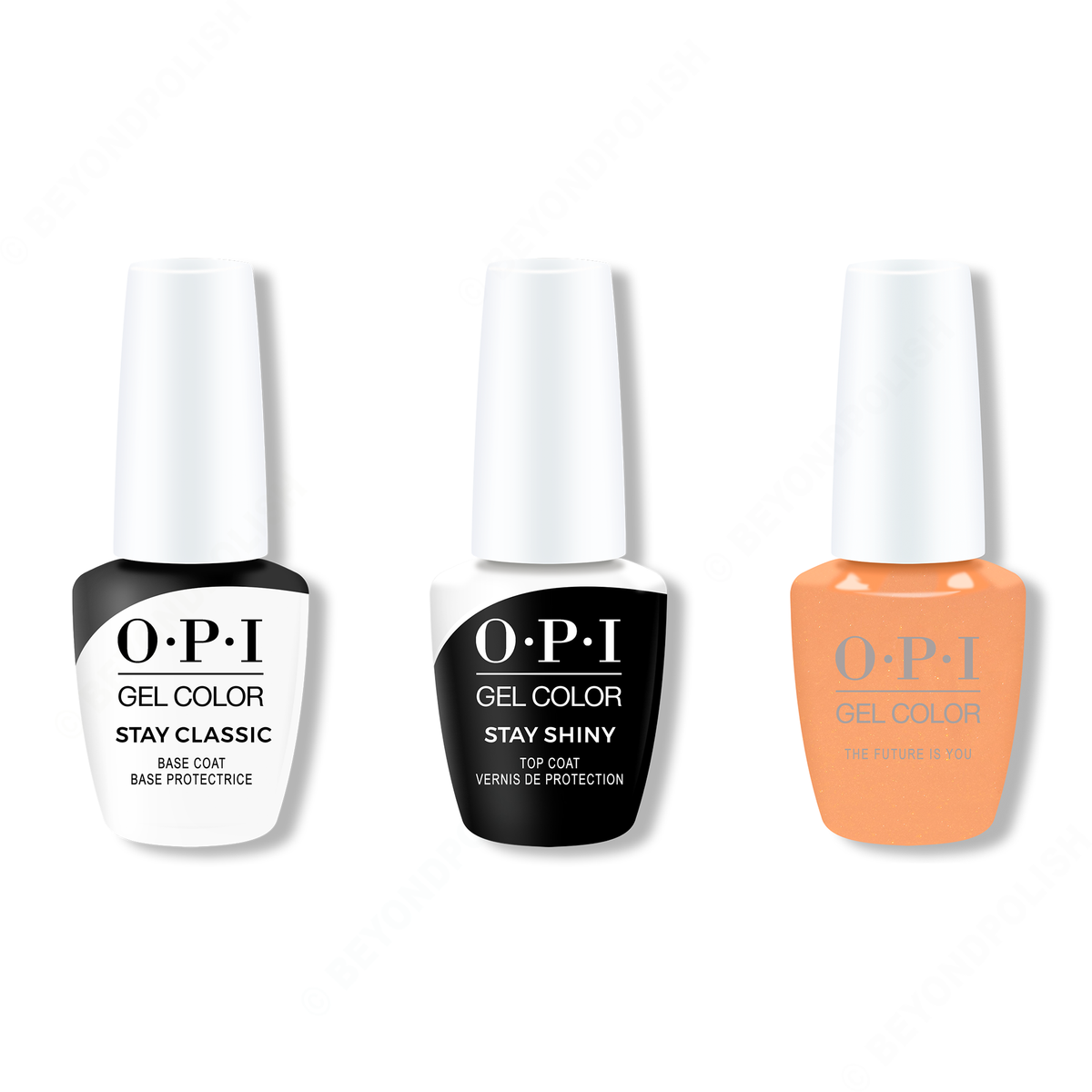 OPI - GelColor Combo - Stay Classic Base, Shiny Top & The Future is You - Gel Polish - Nail Polish at Beyond Polish