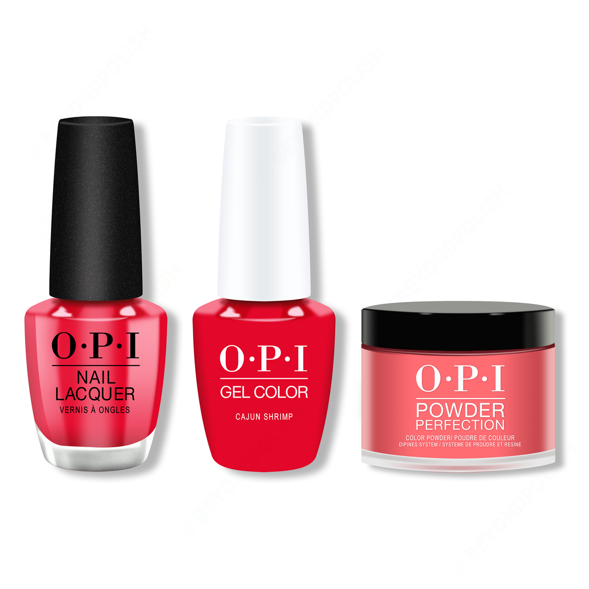 OPI - Gel, Lacquer & Dip Combo - Cajun Shrimp - Gel, Lacquer & Dip - Nail Polish at Beyond Polish