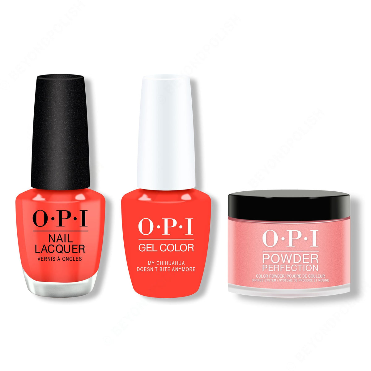 OPI - Gel, Lacquer & Dip Combo - My Chihuahua Doesn't Bite Anymore - Gel, Lacquer & Dip - Nail Polish at Beyond Polish