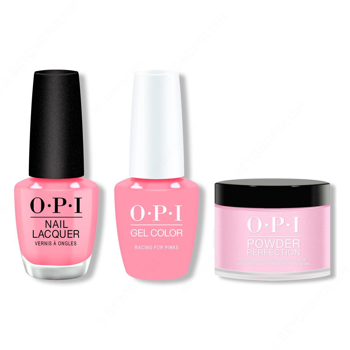 OPI - Gel, Lacquer & Dip Combo - Racing for Pinks - Gel, Lacquer & Dip - Nail Polish at Beyond Polish