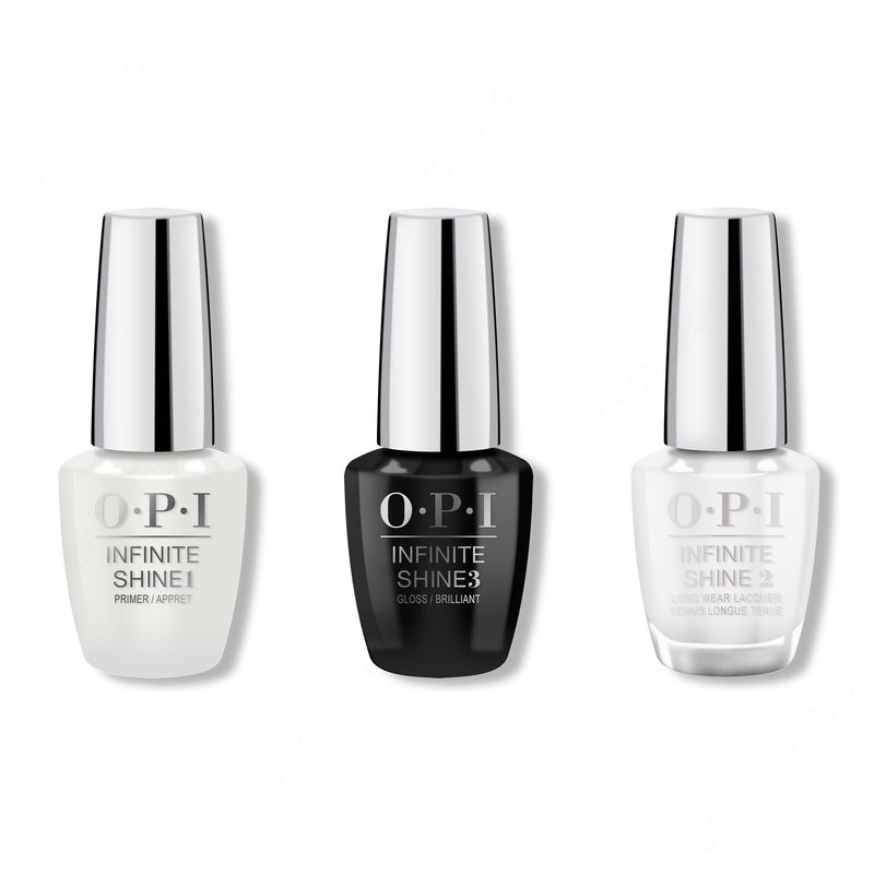 OPI - Infinite Shine Combo - Base, Top & Alpine Snow - #ISLL00 - Nail Lacquer - Nail Polish at Beyond Polish