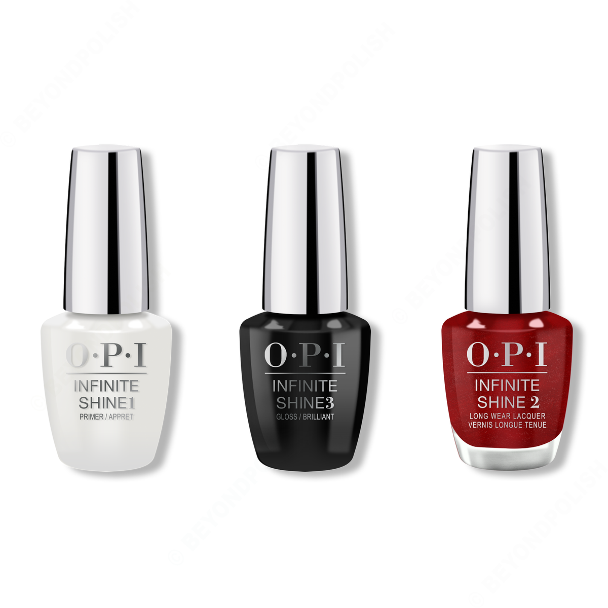 OPI - Infinite Shine Combo - Base, Top & An Affair In Red Square - #ISLR53 - Nail Lacquer - Nail Polish at Beyond Polish
