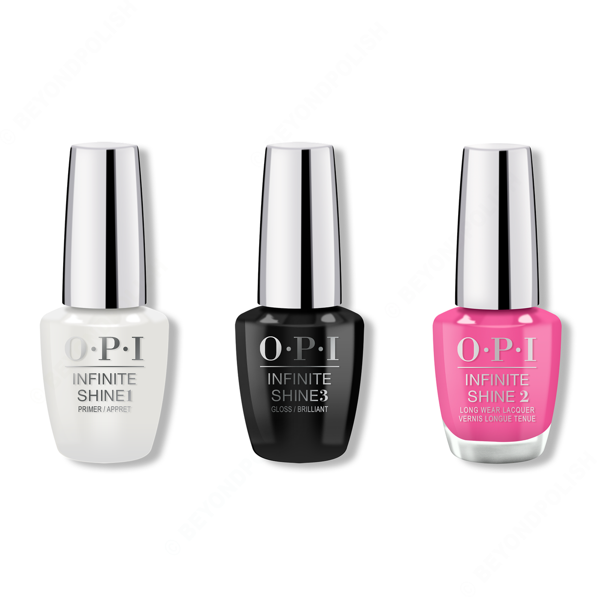 OPI - Infinite Shine Combo - Base, Top & Big Bow Energy - Nail Lacquer - Nail Polish at Beyond Polish