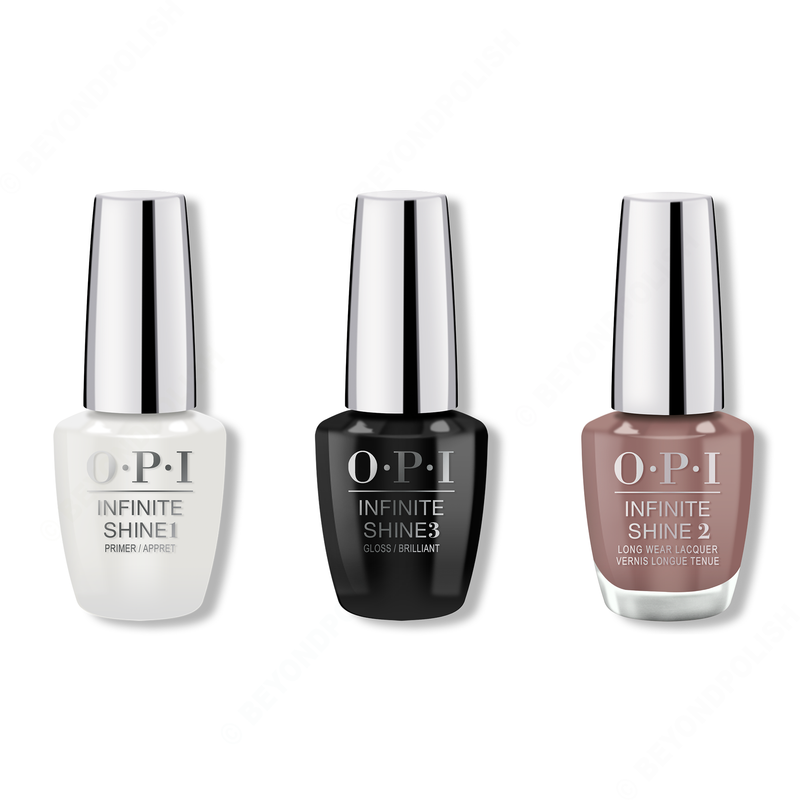 OPI - Infinite Shine Combo - Base, Top & Bonfire Serenade - Nail Lacquer - Nail Polish at Beyond Polish