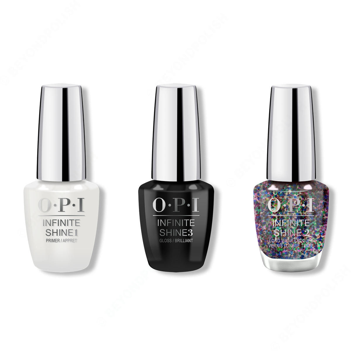 OPI - Infinite Shine Combo - Base, Top & Cheers to Mani Years - Nail Lacquer - Nail Polish at Beyond Polish