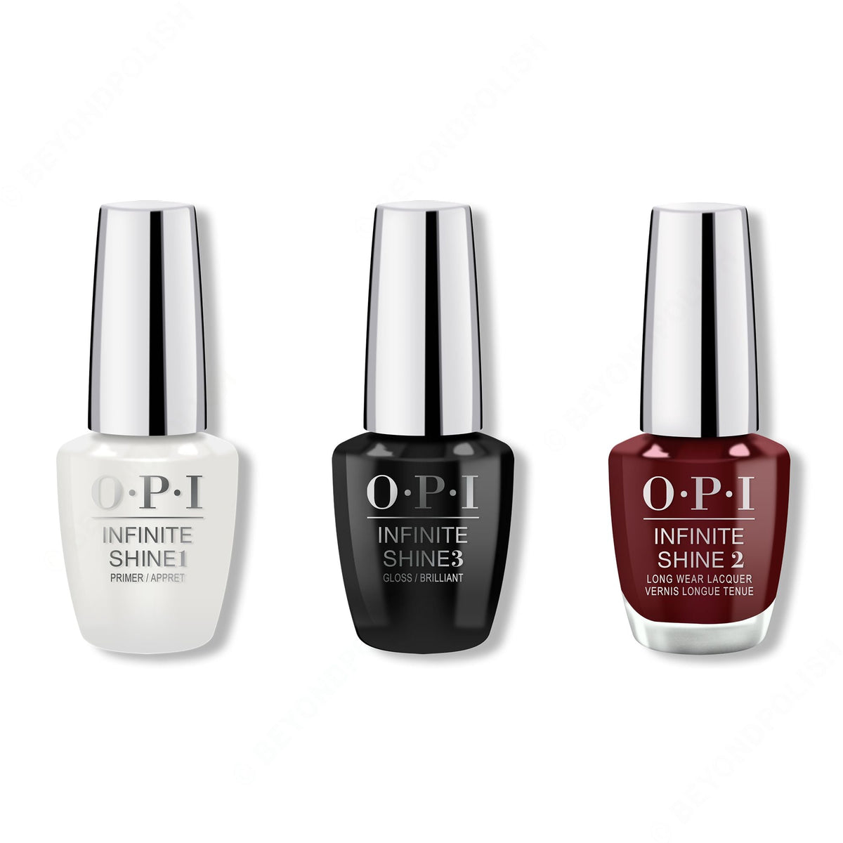 OPI - Infinite Shine Combo - Base, Top & Complimentary Wine - #ISLMI12 - Nail Lacquer - Nail Polish at Beyond Polish