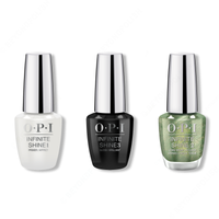OPI - Infinite Shine Combo - Base, Top & Decked to the Pines - Nail Lacquer - Nail Polish at Beyond Polish