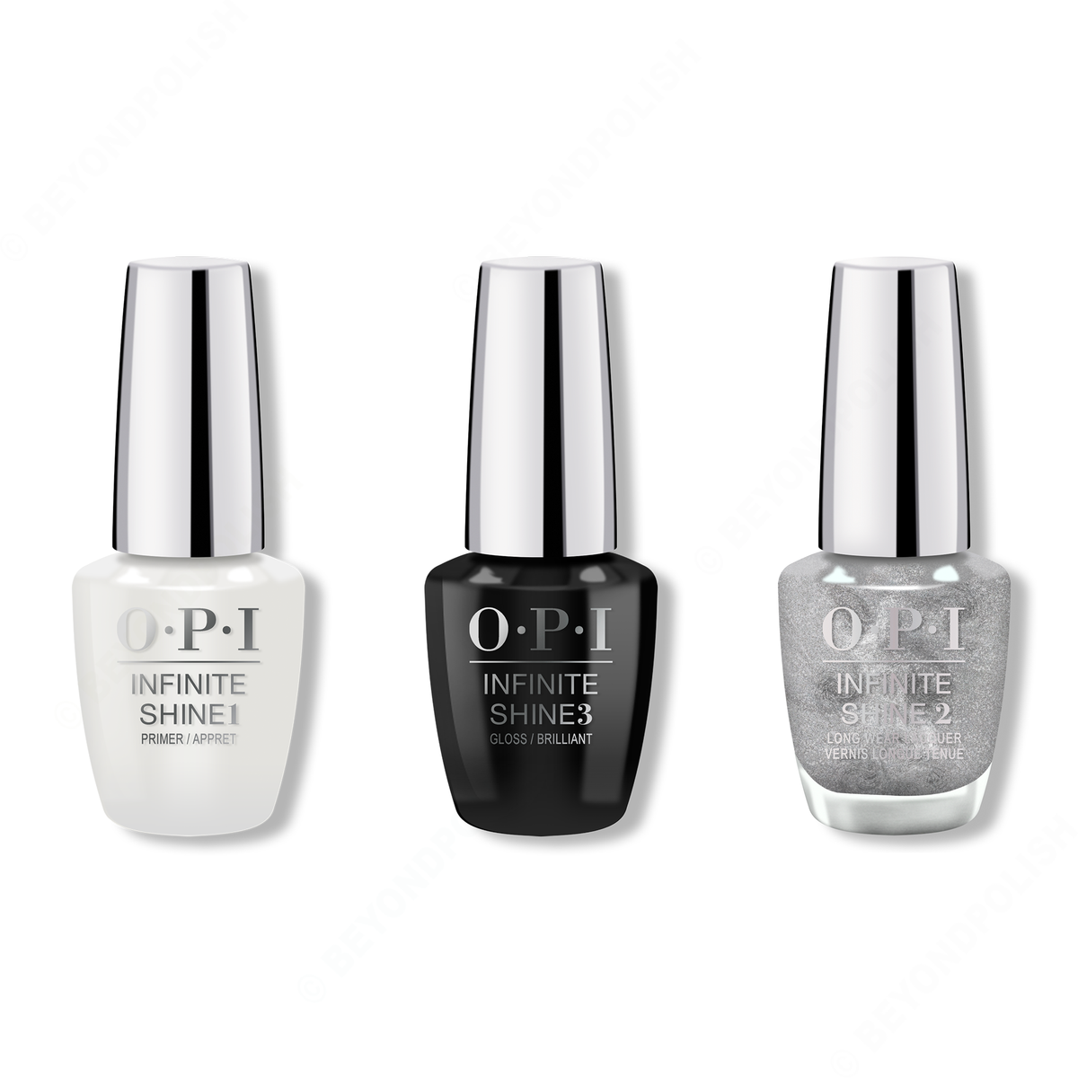 OPI - Infinite Shine Combo - Base, Top & Go Big or Go Chrome - Nail Lacquer - Nail Polish at Beyond Polish