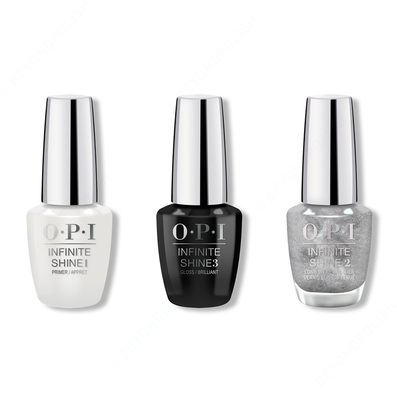 OPI - Infinite Shine Combo - Base, Top & Go Big or Go Chrome - Nail Lacquer - Nail Polish at Beyond Polish