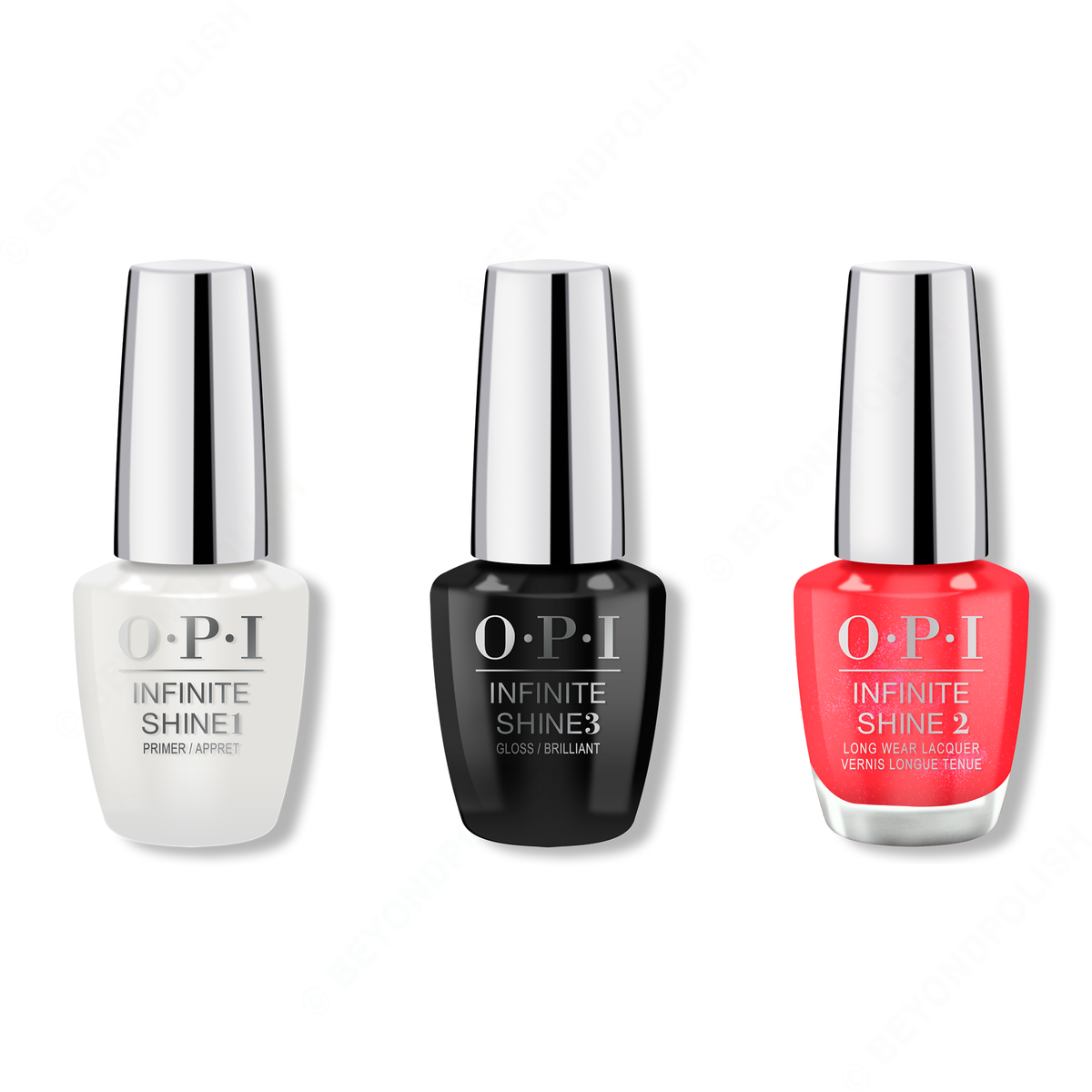 OPI - Infinite Shine Combo - Base, Top & Heart and Con-soul - Nail Lacquer - Nail Polish at Beyond Polish