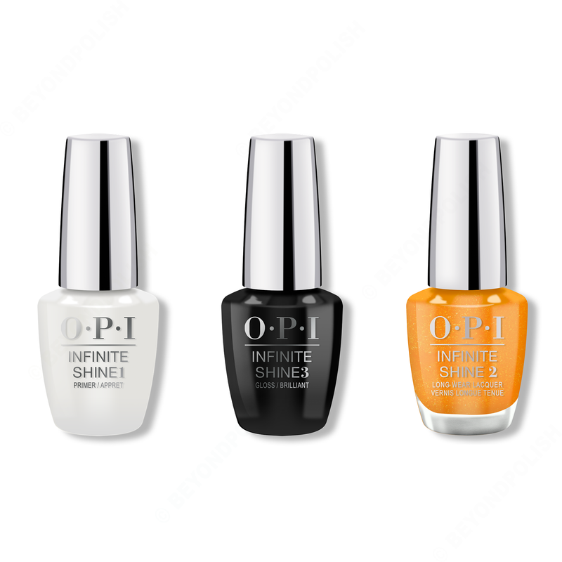 OPI - Infinite Shine Combo - Base, Top & Mango for It - Nail Lacquer - Nail Polish at Beyond Polish