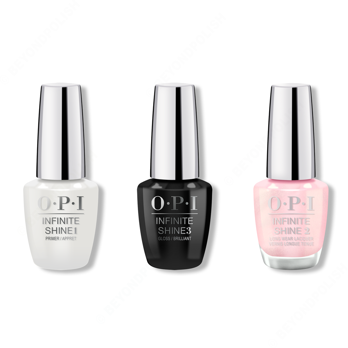 OPI - Infinite Shine Combo - Base, Top & Merry & Ice - Nail Lacquer - Nail Polish at Beyond Polish