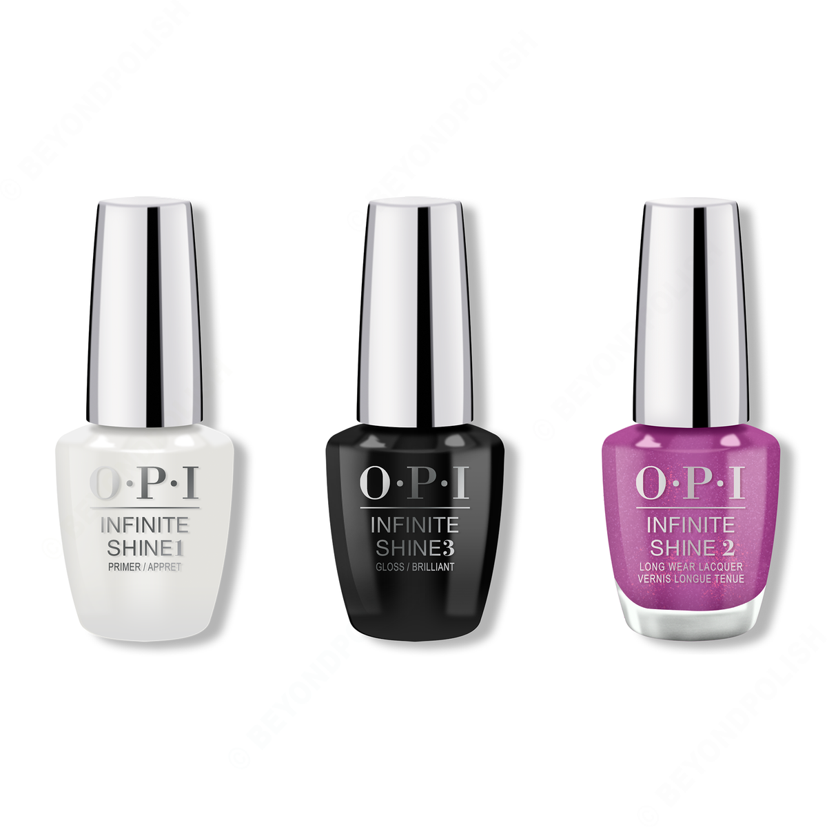 OPI - Infinite Shine Combo - Base, Top & My Color Wheel is Spinning - Nail Lacquer - Nail Polish at Beyond Polish