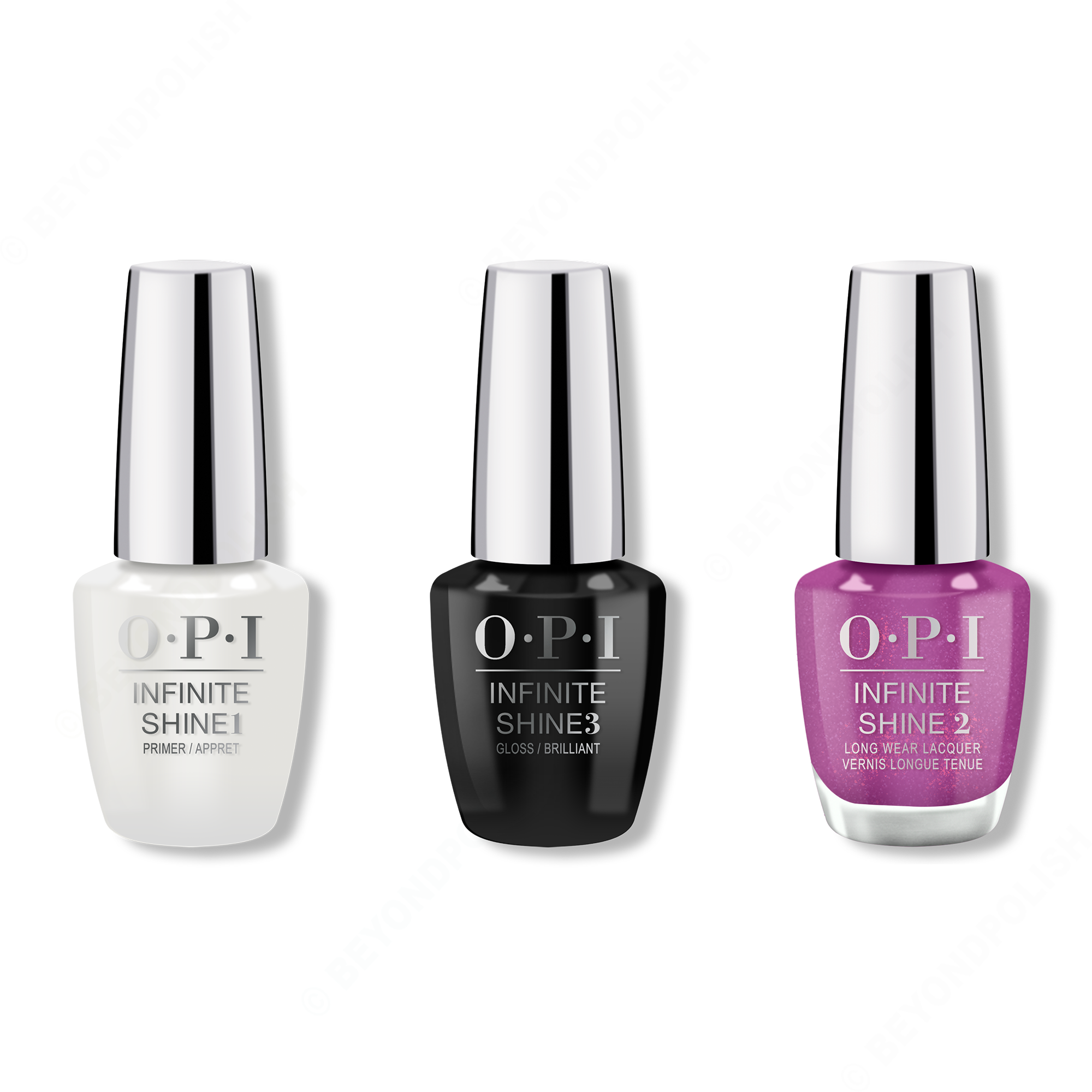 OPI - Infinite Shine Combo - Base, Top & My Color Wheel is Spinning - Nail Lacquer - Nail Polish at Beyond Polish