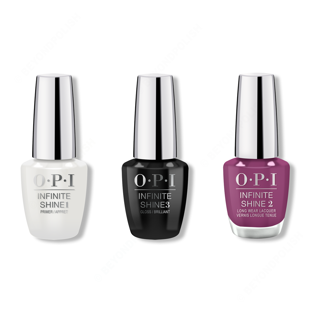 OPI - Infinite Shine Combo - Base, Top & N00Berry - Nail Lacquer - Nail Polish at Beyond Polish
