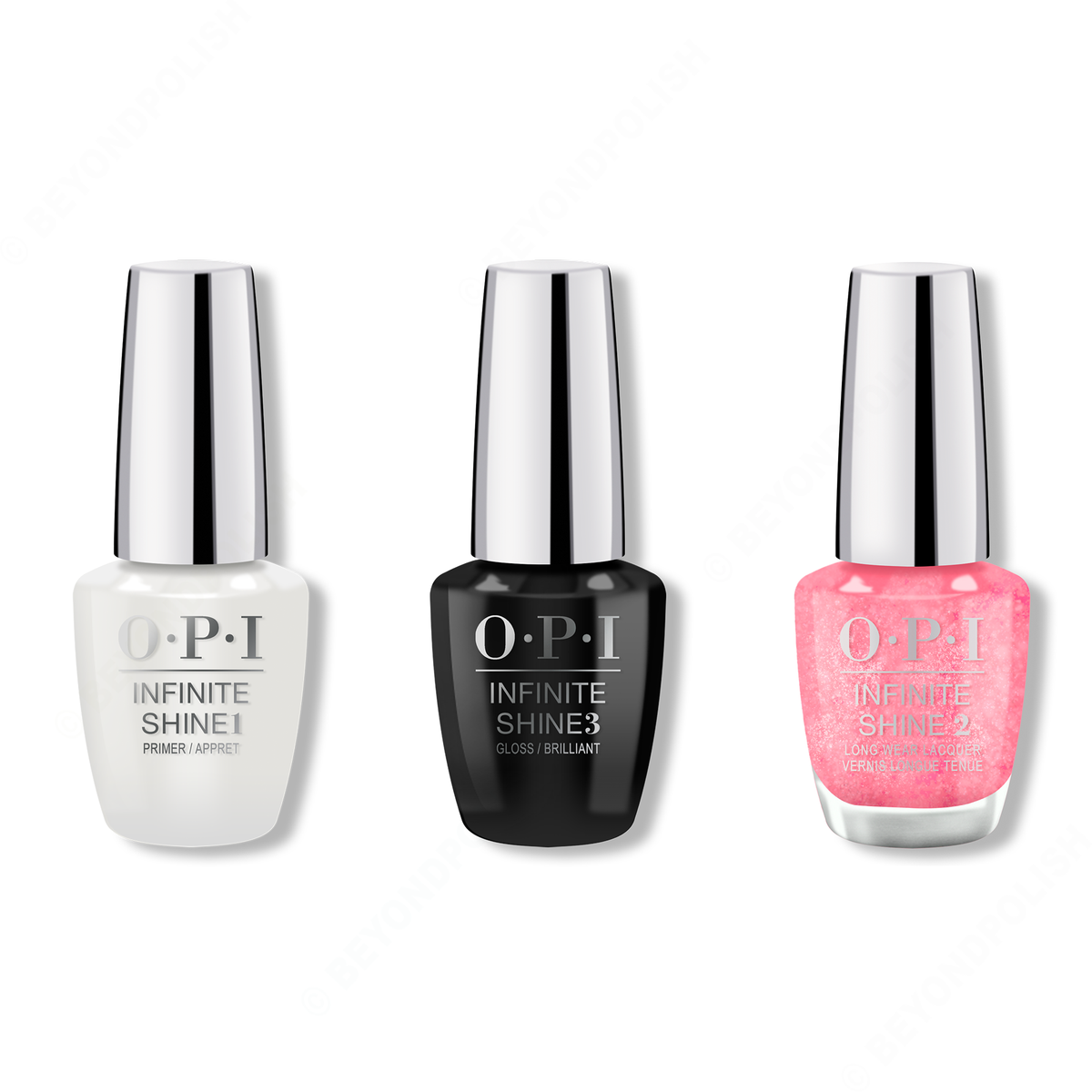 OPI - Infinite Shine Combo - Base, Top & Pixel Dust - Nail Lacquer - Nail Polish at Beyond Polish