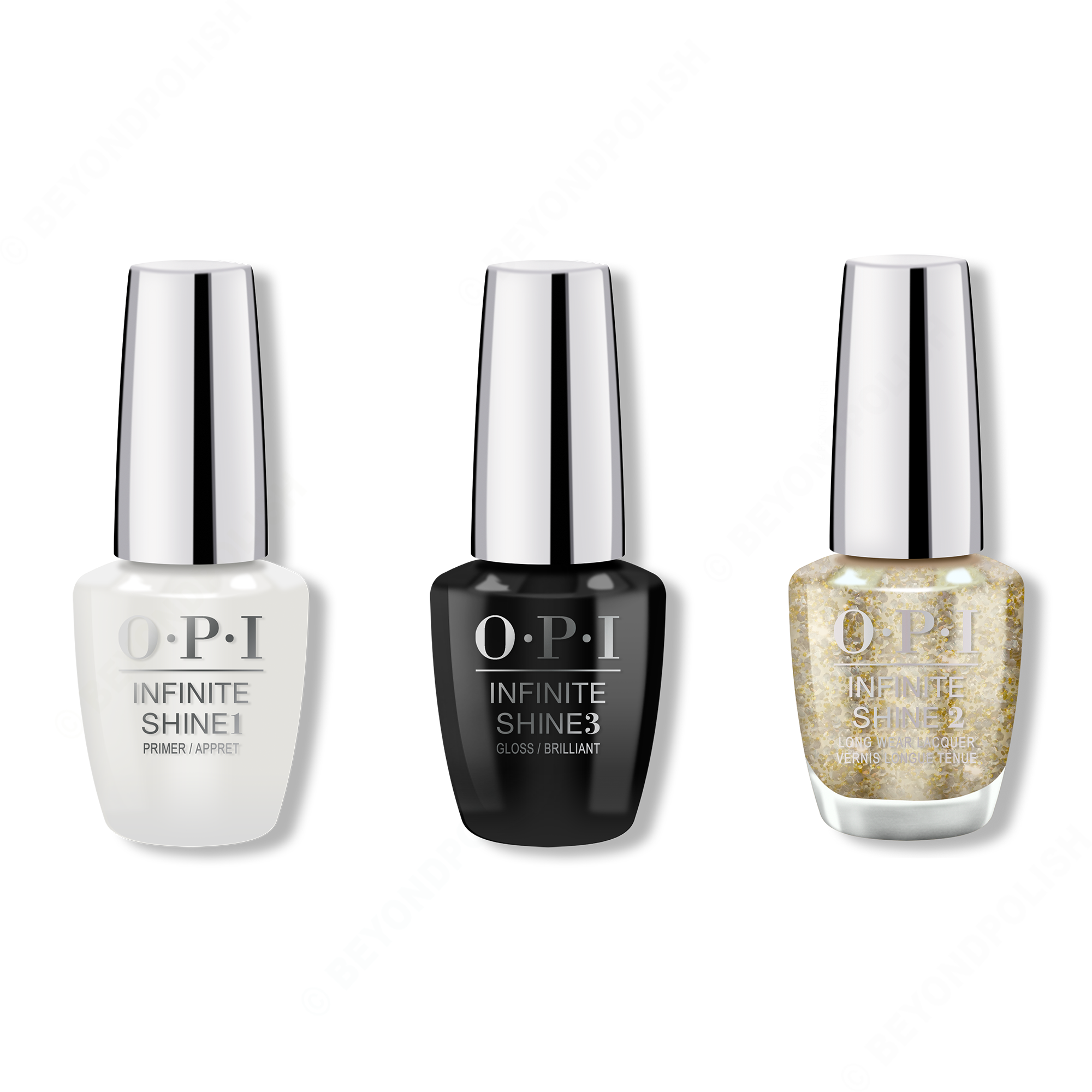 OPI - Infinite Shine Combo - Base, Top & Pop the Baubles - Nail Lacquer - Nail Polish at Beyond Polish