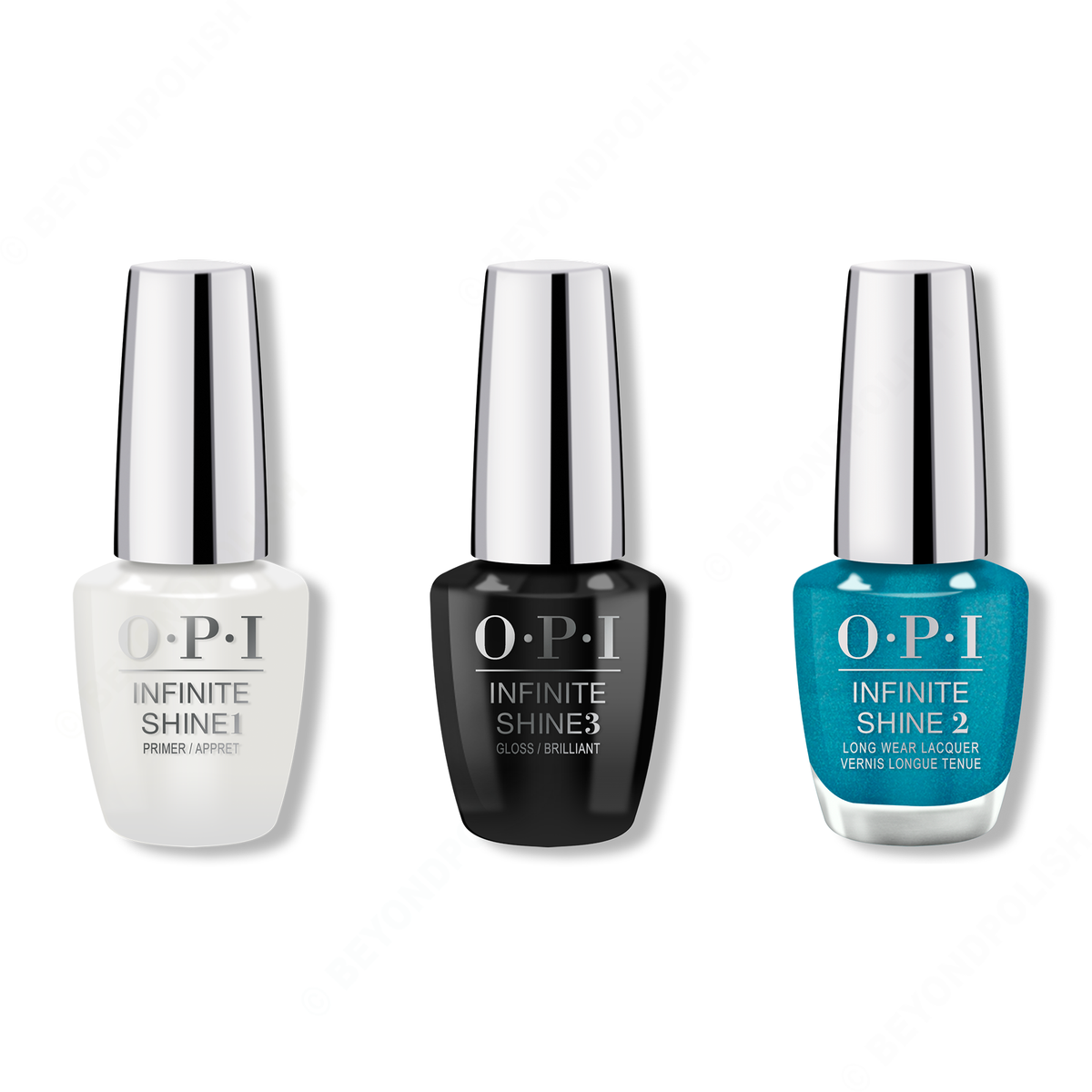OPI - Infinite Shine Combo - Base, Top & Ready, Fete, Go - Nail Lacquer - Nail Polish at Beyond Polish