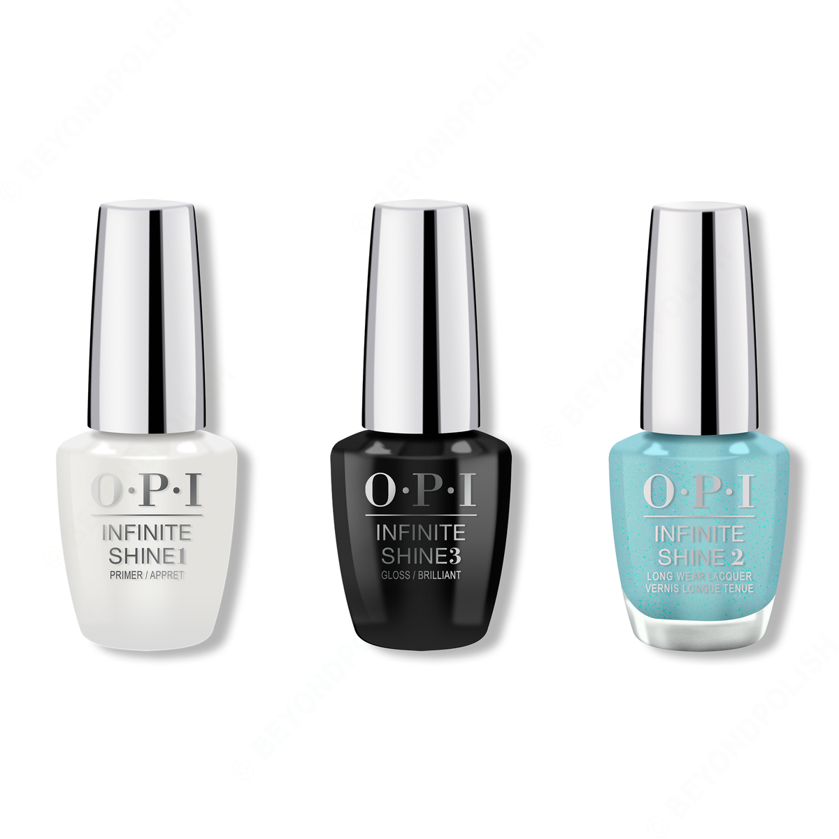 OPI - Infinite Shine Combo - Base, Top & Sage Simulation - Nail Lacquer - Nail Polish at Beyond Polish