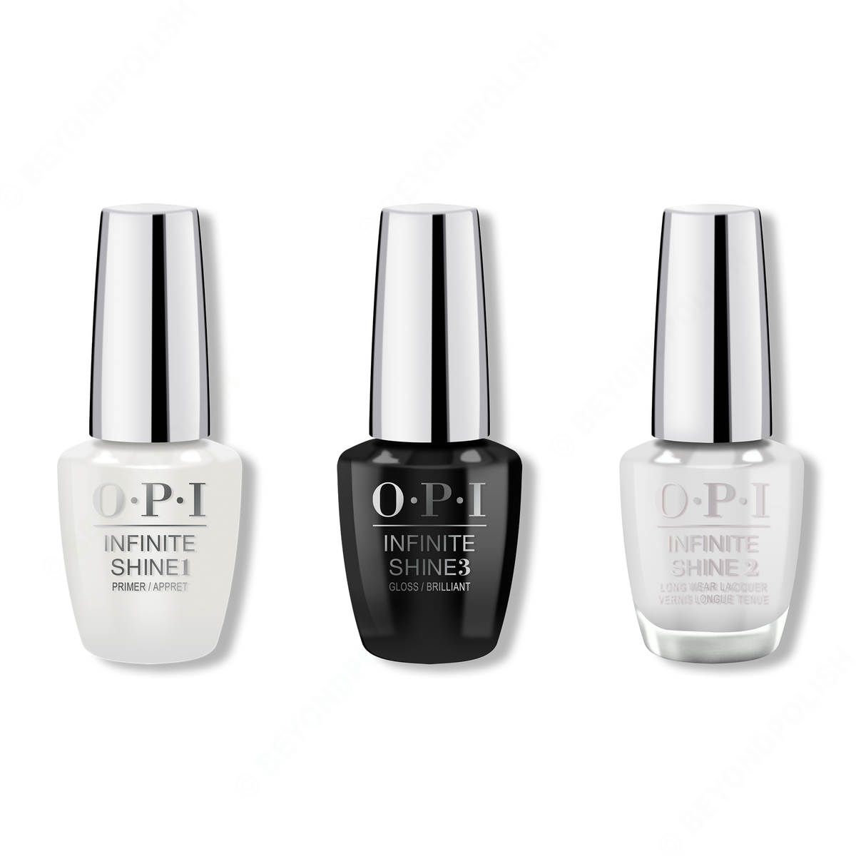 OPI - Infinite Shine Combo - Base, Top & Snow Day in LA - Nail Lacquer - Nail Polish at Beyond Polish